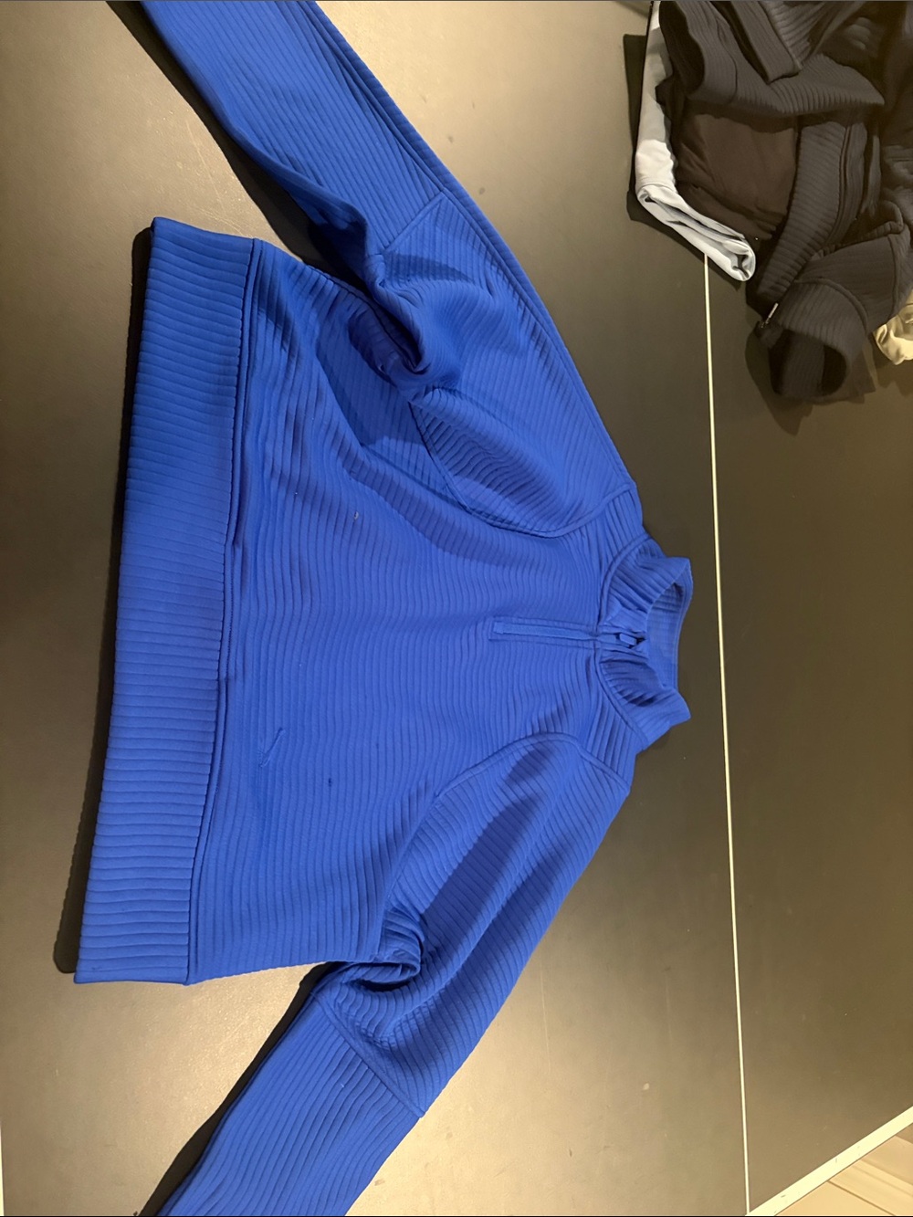 Zella blue quarter zip